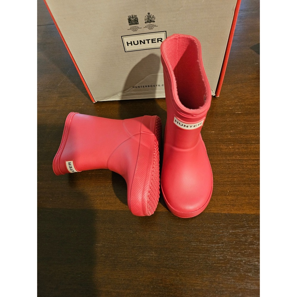 Hunter Rain Boots Toddler Size 6 Boy 7 Girl First Classic Waterproof Rubber